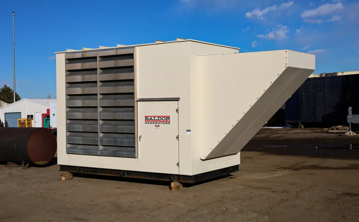 2 200kw baldor industrial generator unit 090819 exterior