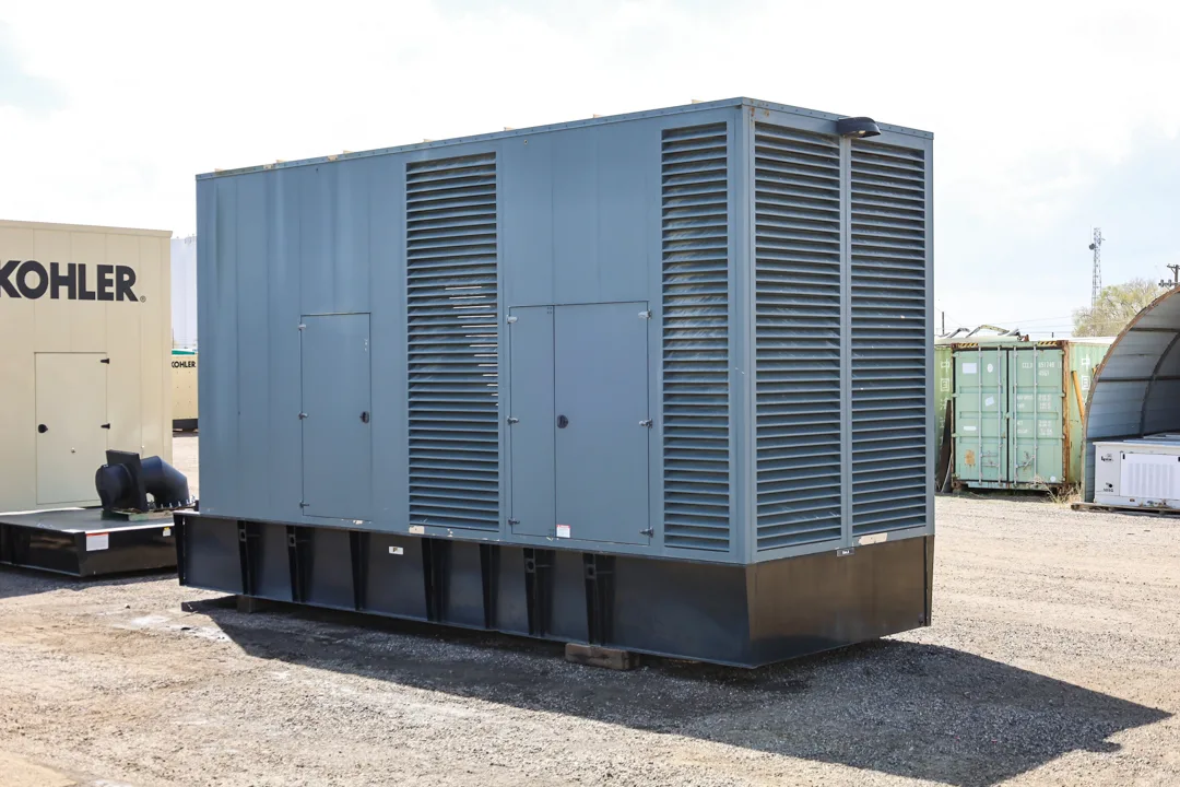 2 2250kw cummins industrial generator unit 092053 exterior