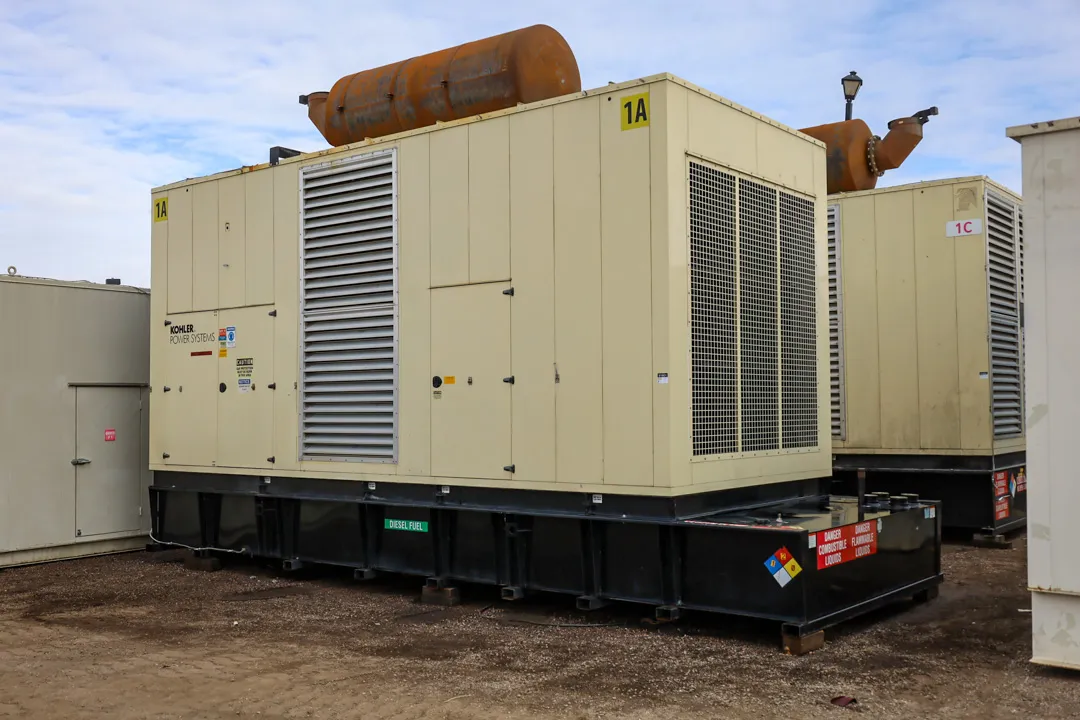 2 2250kw kohler industrial generator unit 091801 exterior