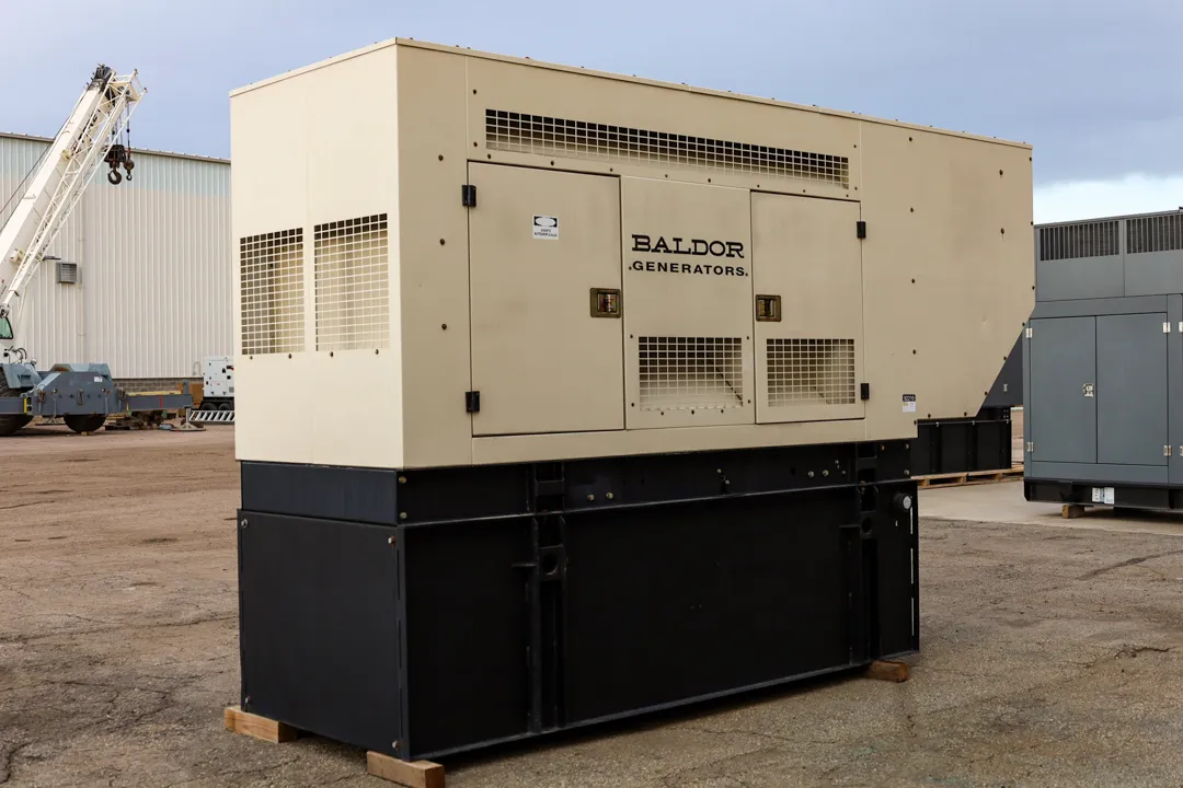 2 225kw baldor industrial generator unit 092210 exterior