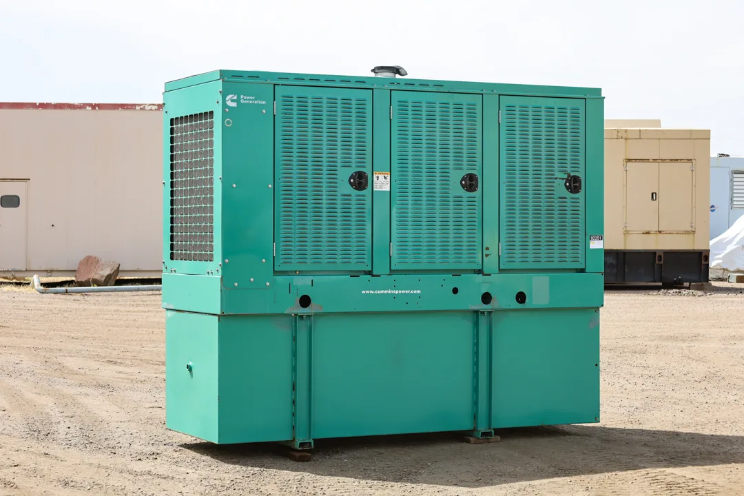 2 230kw cummins industrial generator unit 092251 exterior