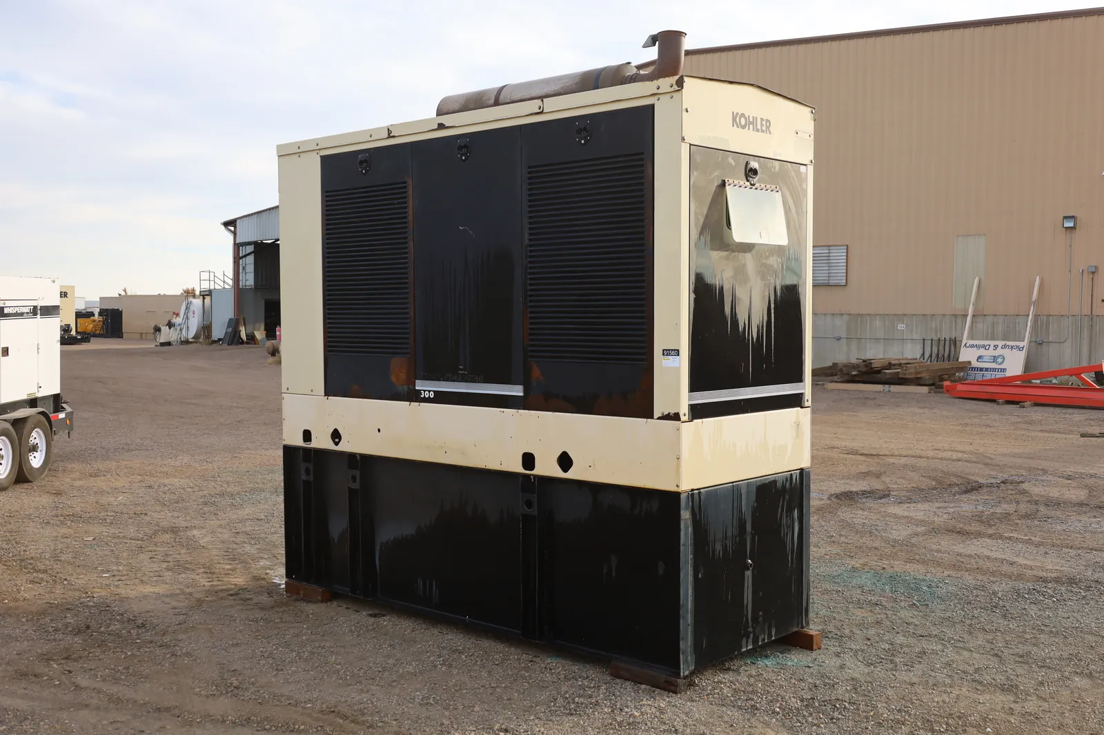 2 300kw kohler industrial generator unit 091560 exterior