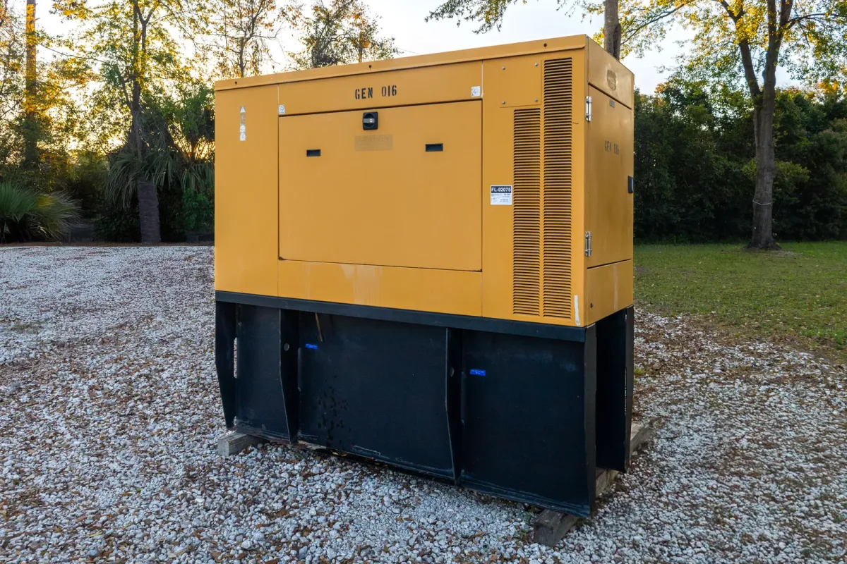 2 30kw blanchard industrial generator unit 092075 exterior