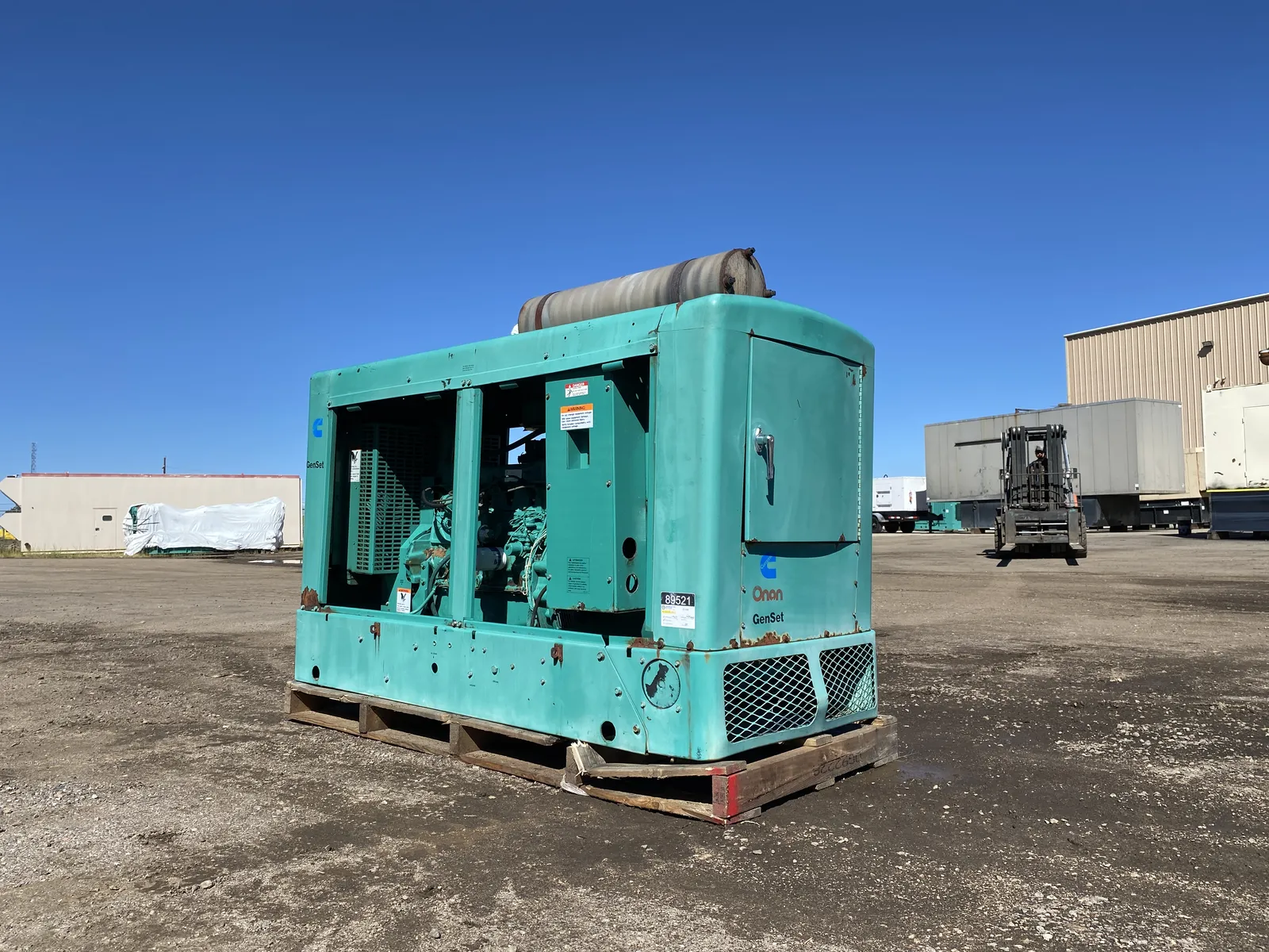 2 35kw cummins industrial generator unit 089521 exterior