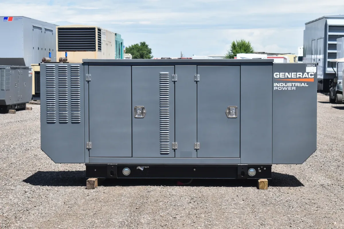2 35kw generac industrial generator unit 089024 exterior