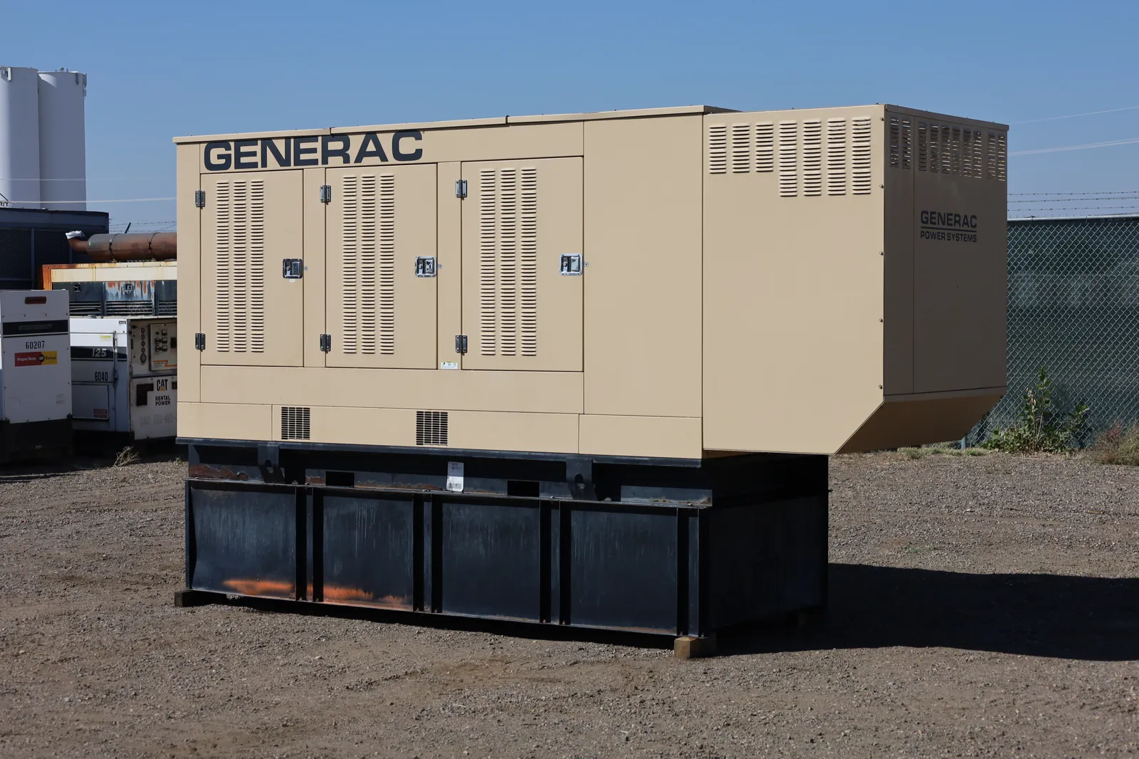 2 400kw generac industrial generator unit 091567 exterior