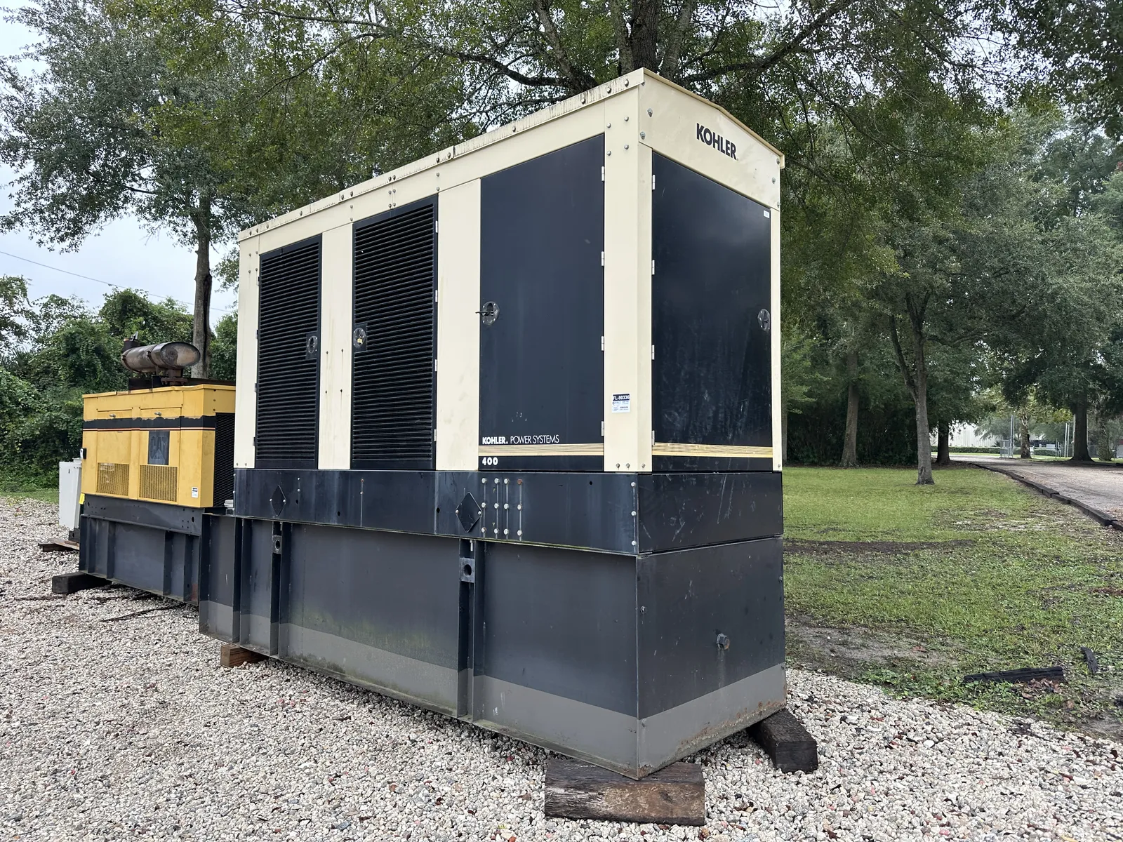 2 400kw kohler industrial generator unit 090336 exterior