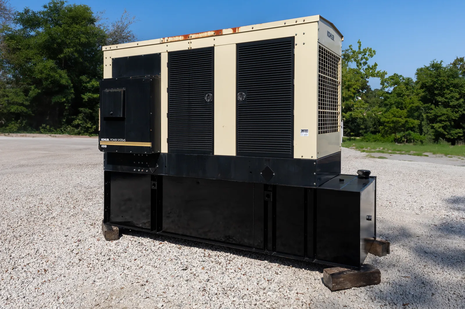 2 405kw kohler industrial generator unit 090336 exterior