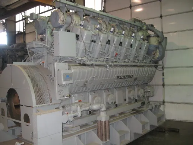 2 4200kw waukesha industrial generator unit 090975 exterior