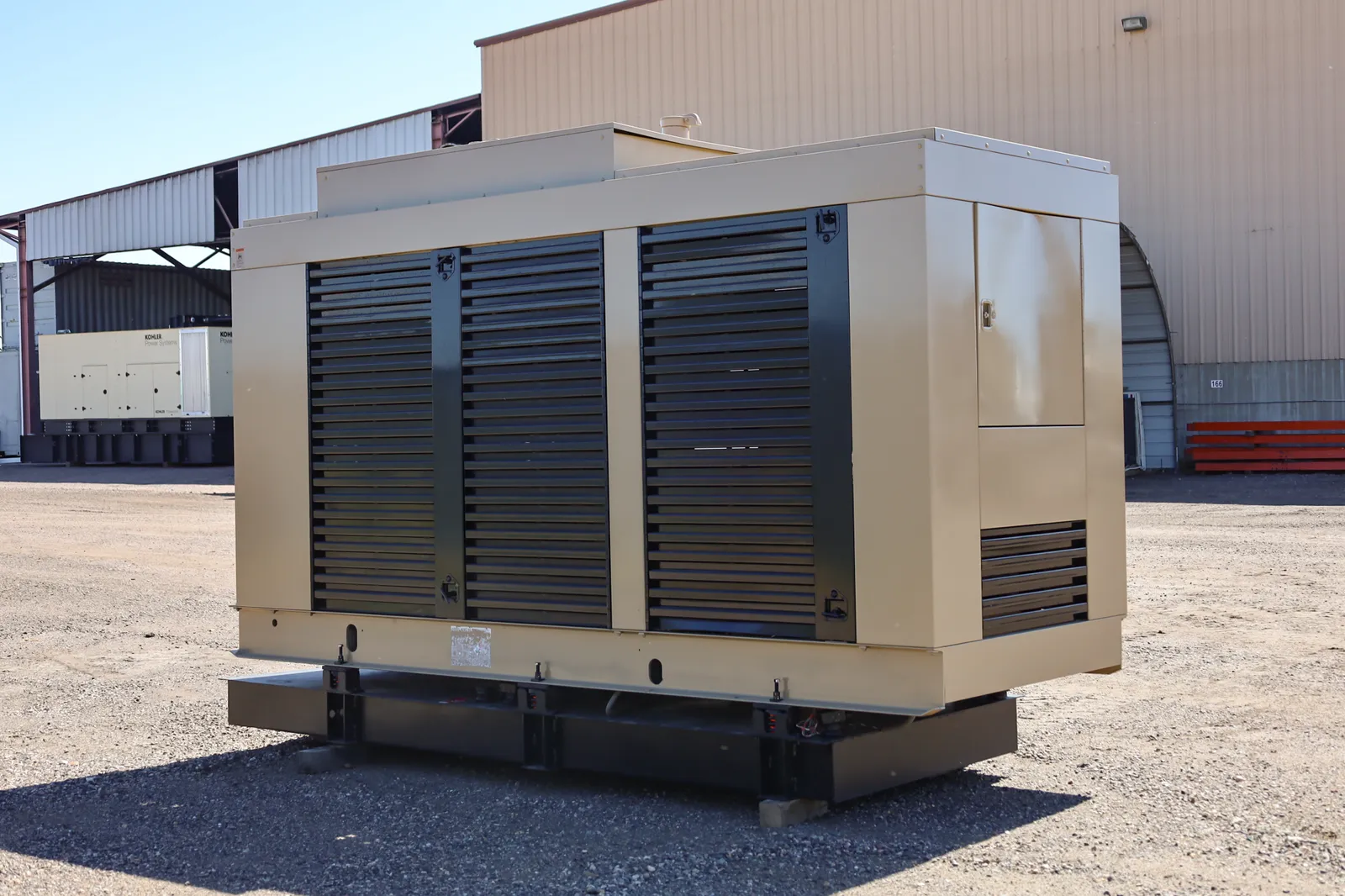 2 500kw cummins industrial generator unit 092143 exterior