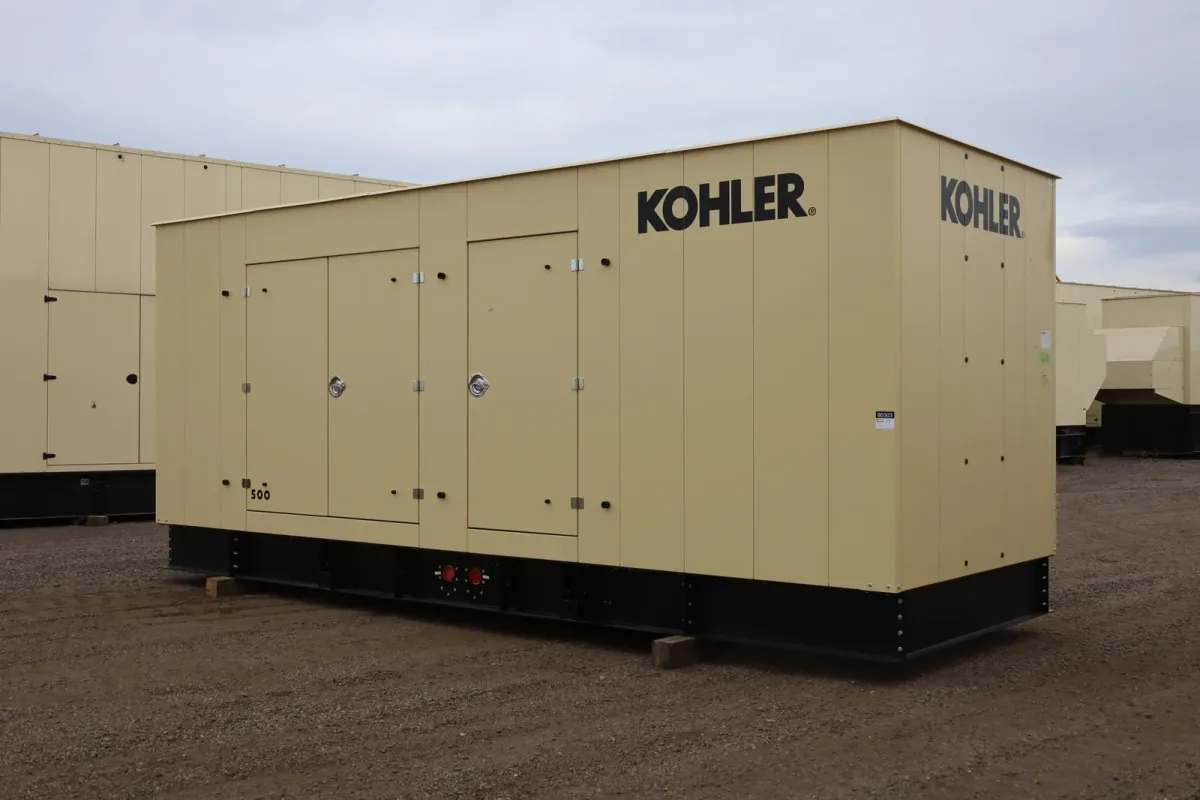 2 500kw kohler industrial generator unit 090303 exterior
