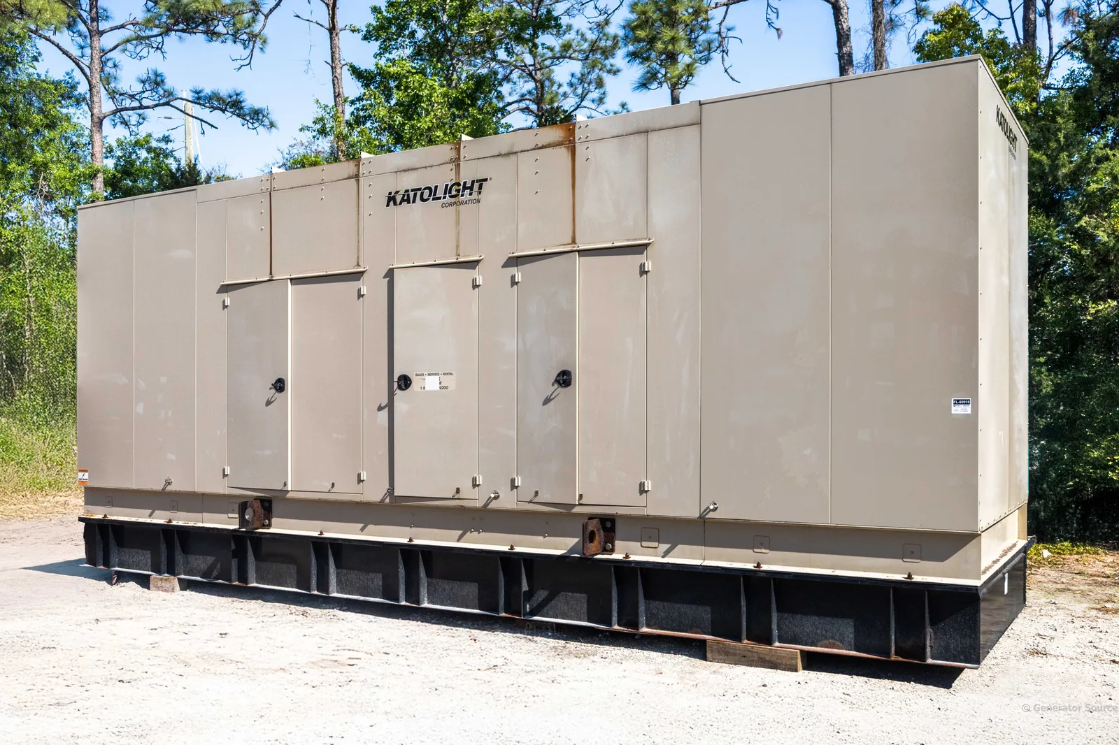 2 600kw katolight industrial generator unit 092018 exterior