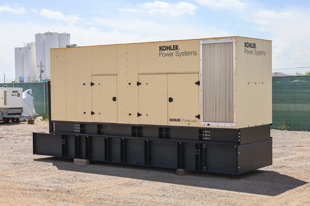 2 600kw kohler industrial generator unit 092298 exterior