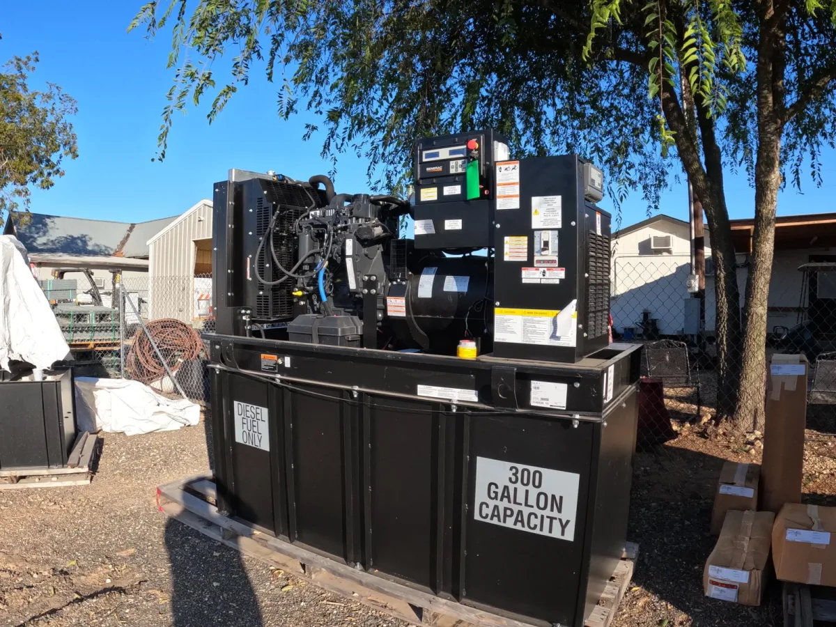 2 60kw generac industrial generator unit 091104 exterior