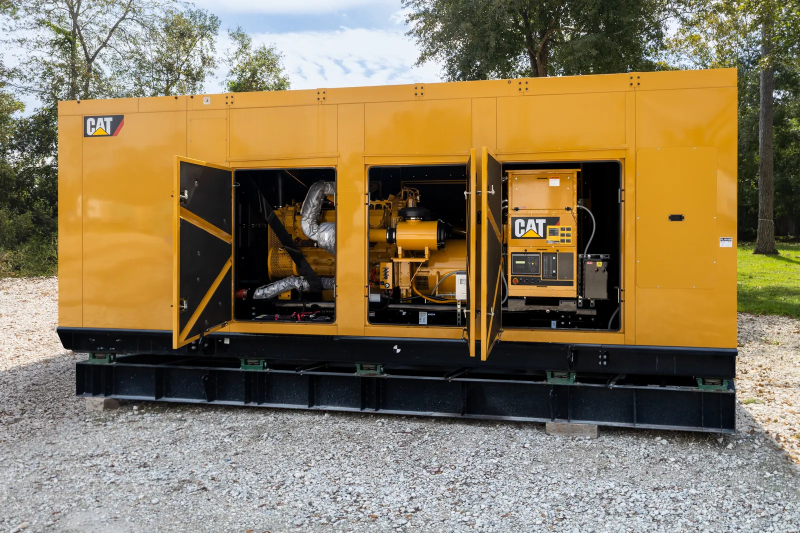 2 750kw caterpillar industrial generator unit 091550 exterior