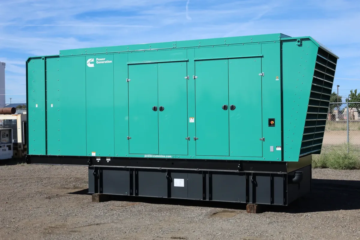 2 800kw cummins industrial generator unit 090353 exterior