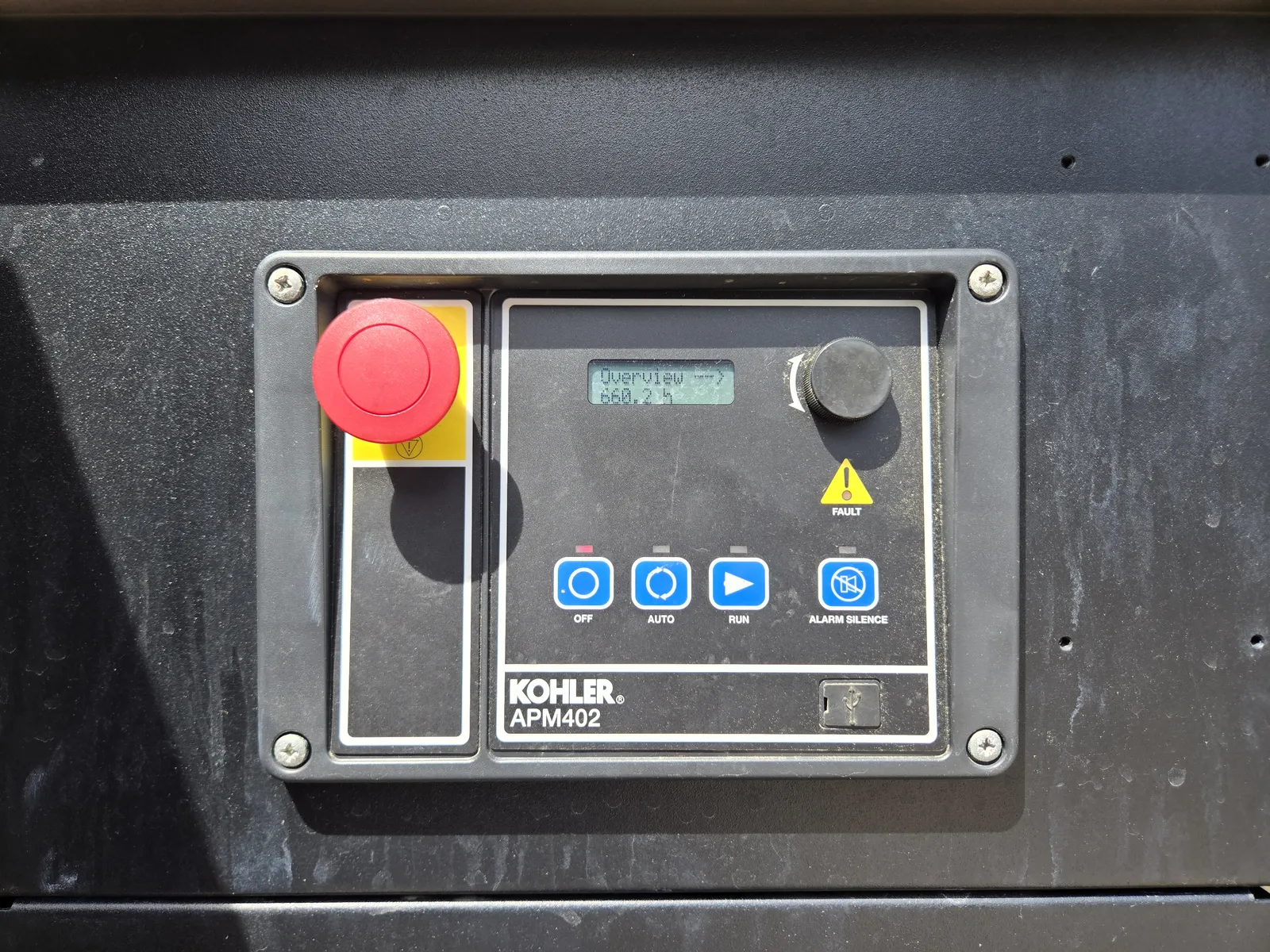 2 80kw kohler industrial generator unit 092268 exterior