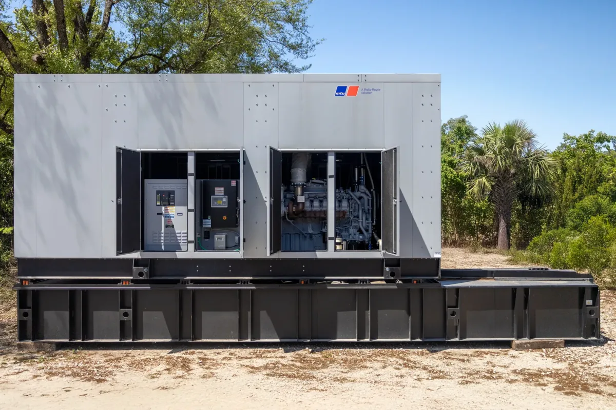3 1000kw mtu industrial generator unit 092140 engine