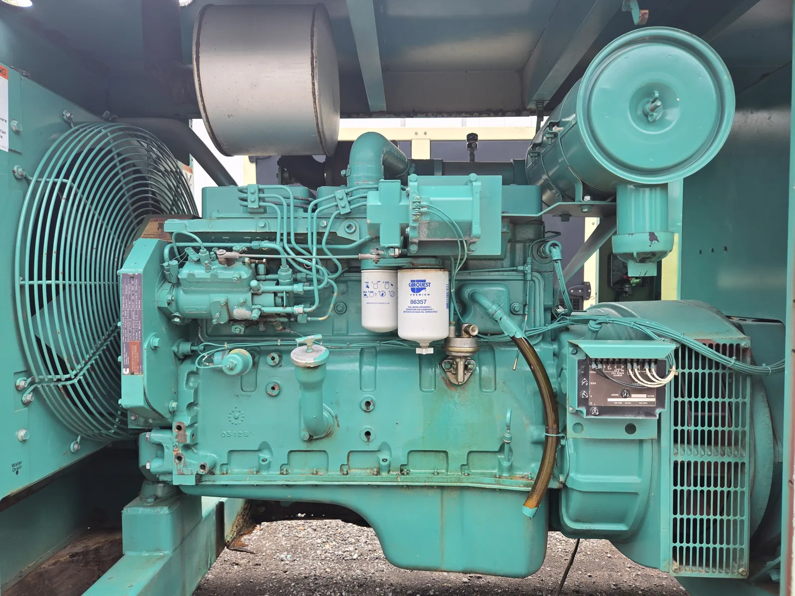 3 100kw cummins industrial generator unit 092270 engine