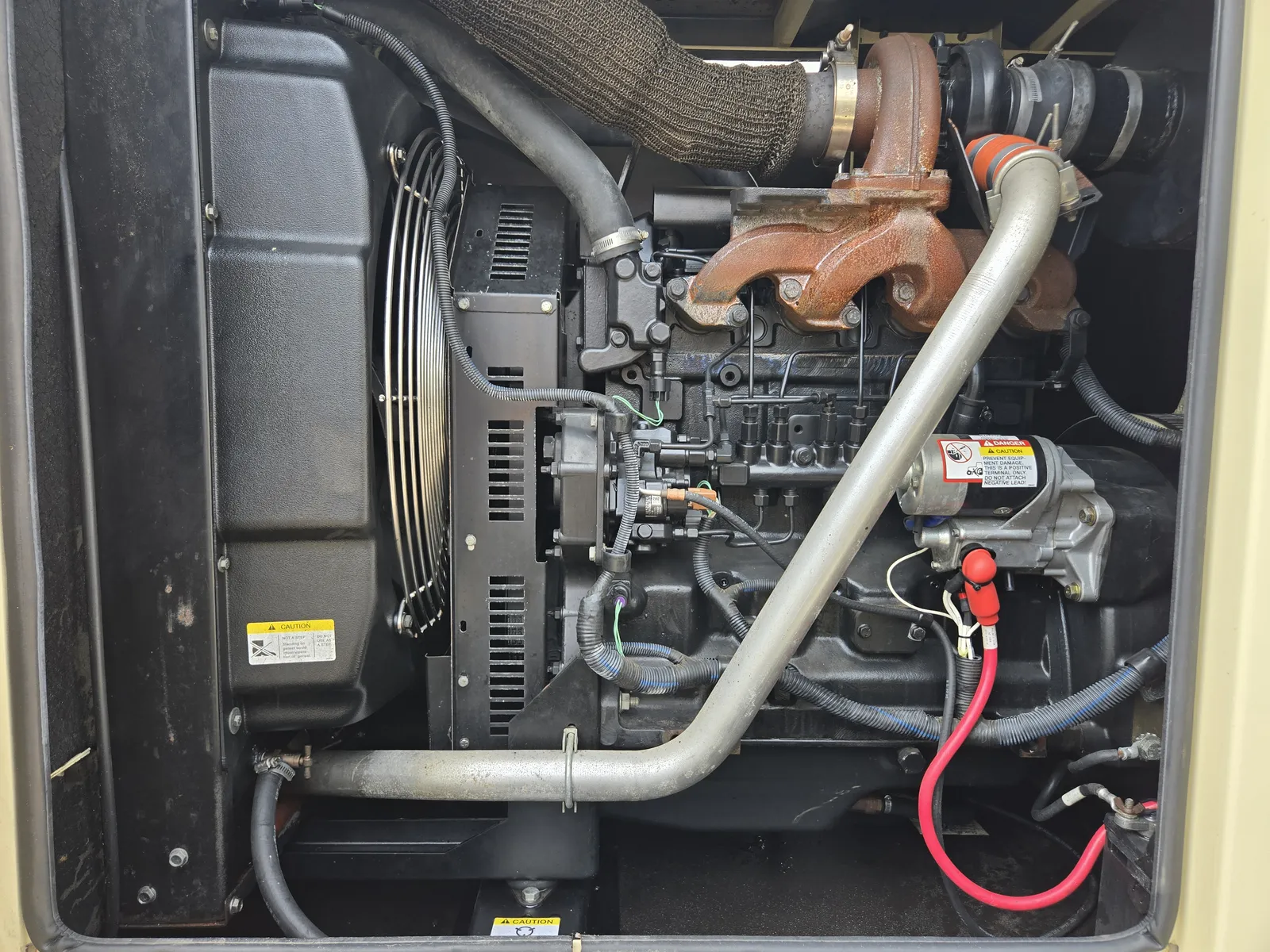 3 100kw kohler industrial generator unit 092269 engine
