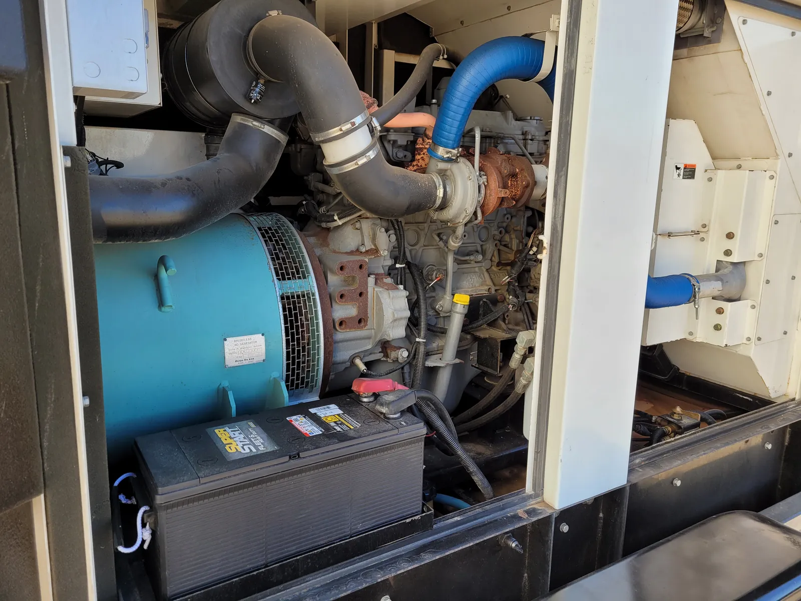 3 100kw multiquip industrial generator unit 089206 engine