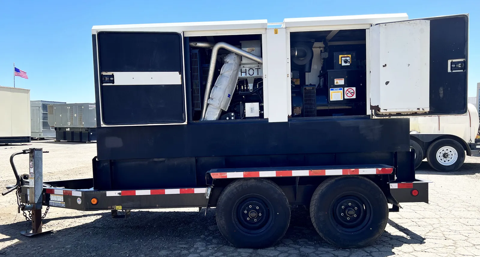 3 115kw atlas copco industrial generator unit 089219 engine