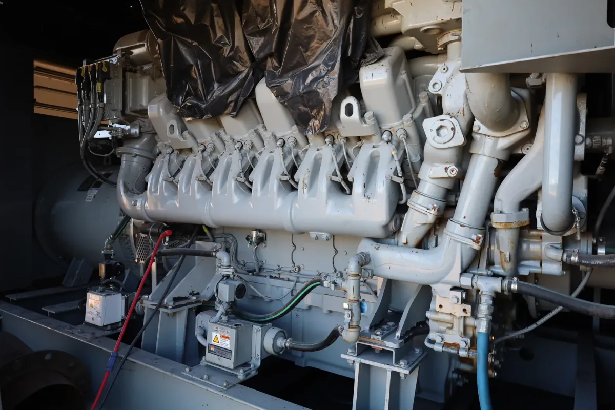 3 1250kw mtu industrial generator unit 088977 engine