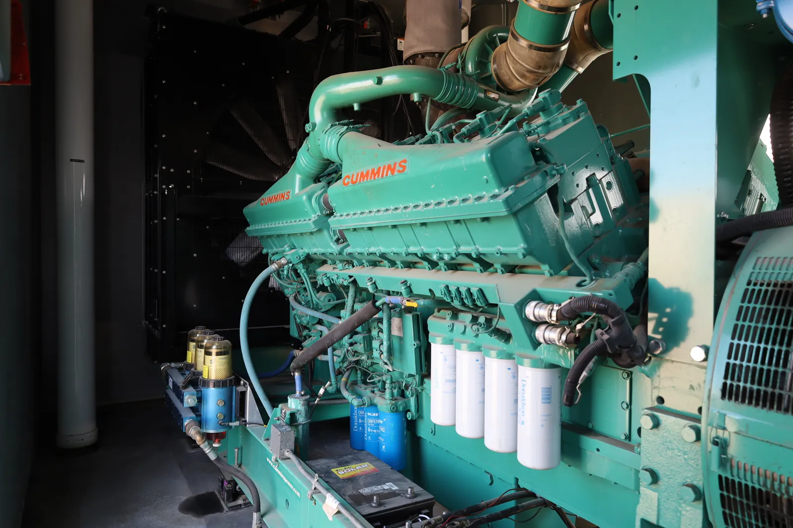 3 1500kw cummins industrial generator unit 091399 engine