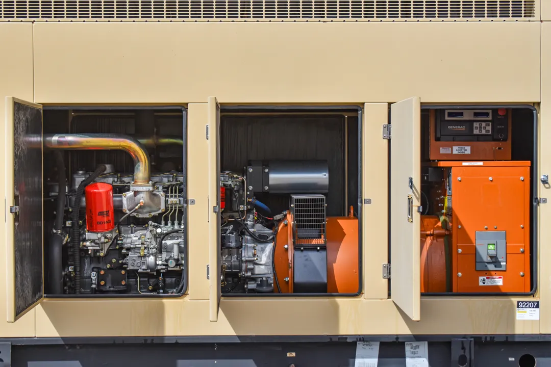 3 150kw generac industrial generator unit 092207 engine