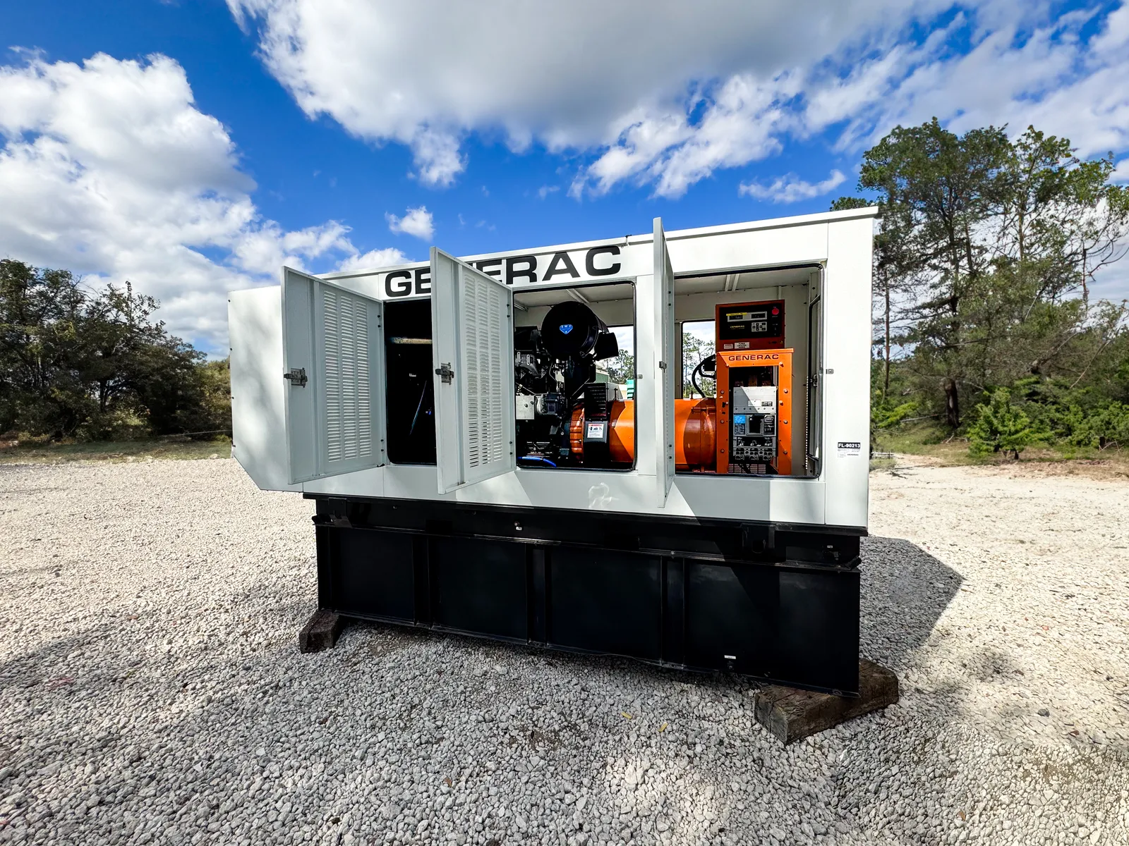 3 230kw generac industrial generator unit 090213 engine
