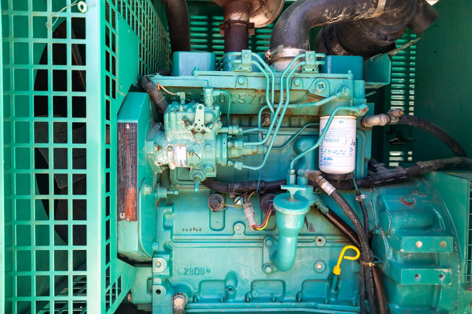 3 35kw cummins industrial generator unit 092076 engine