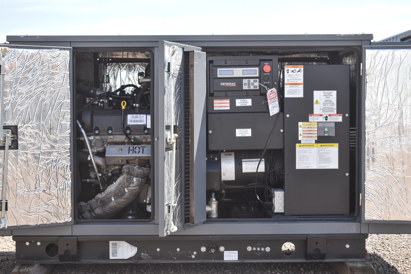 3 35kw generac industrial generator unit 089020 engine
