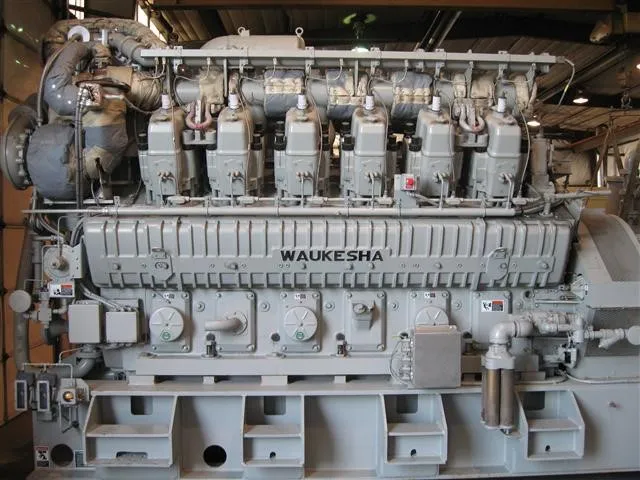 3 4200kw waukesha industrial generator unit 090975 engine