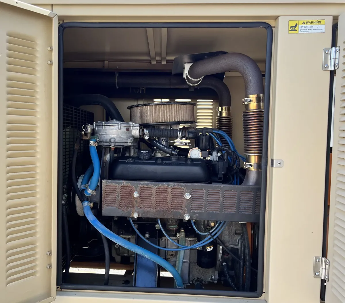 3 45kw generac industrial generator unit 089453 engine