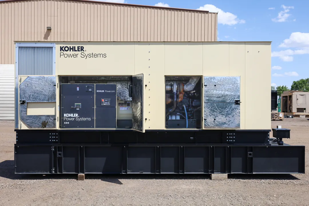 3 600kw kohler industrial generator unit 092298 engine
