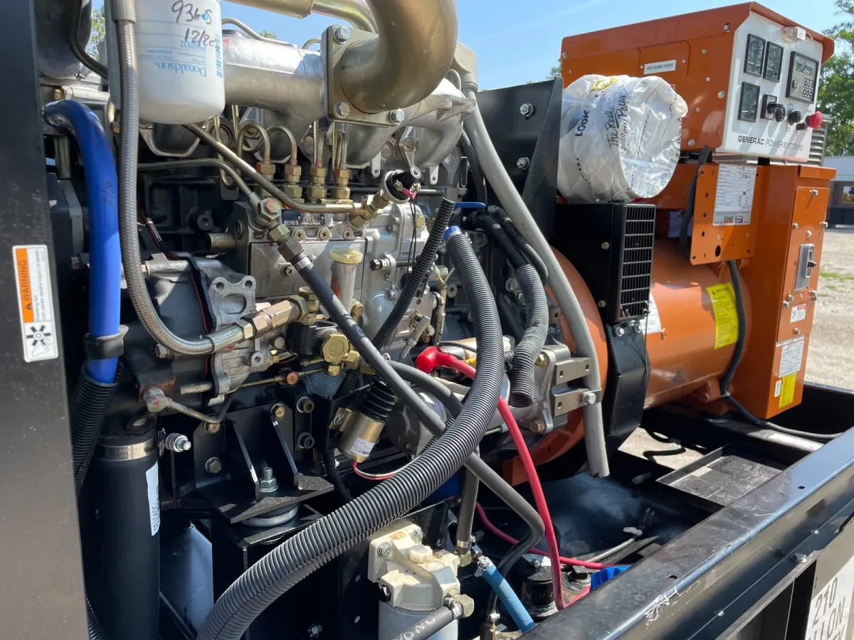 3 60kw generac industrial generator unit 089233 engine