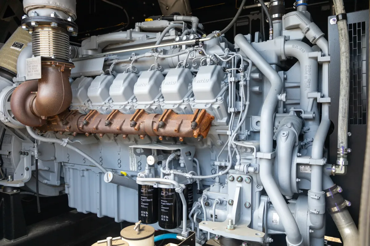 4 1000kw mtu industrial generator unit 092140 engine