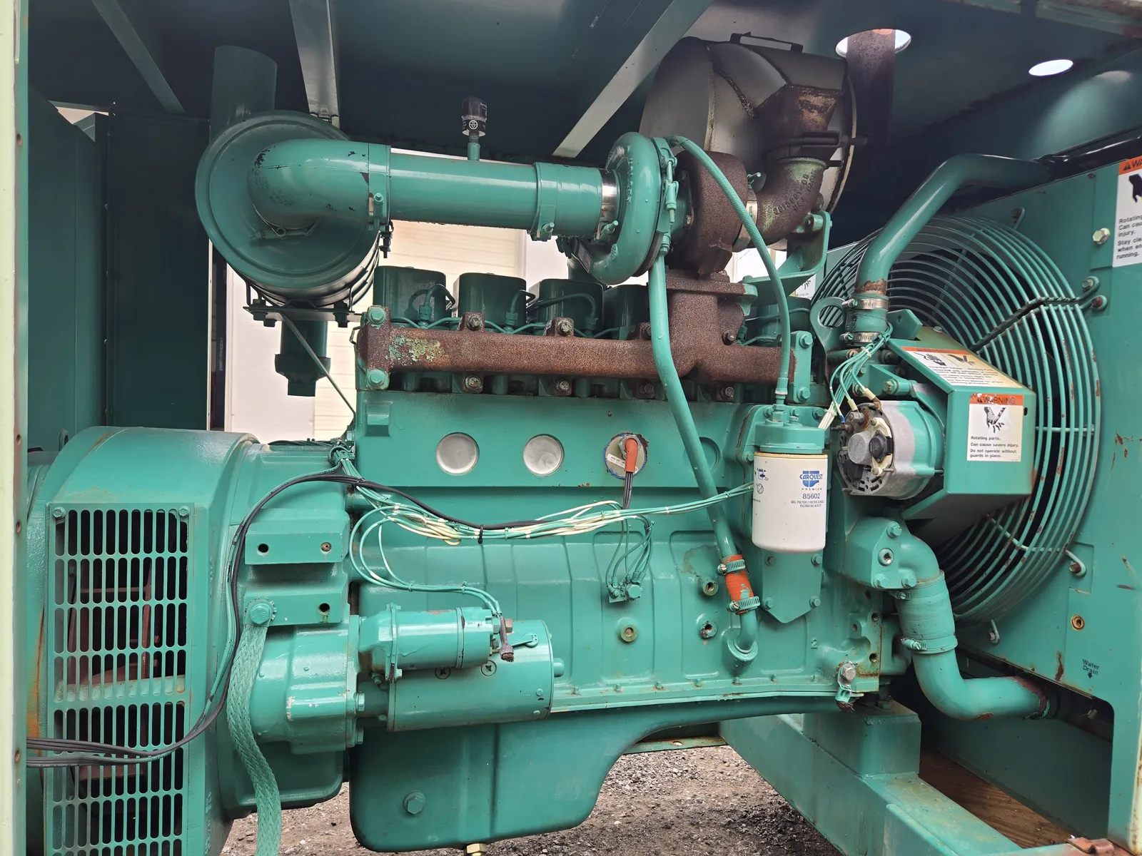 4 100kw cummins industrial generator unit 092270 engine