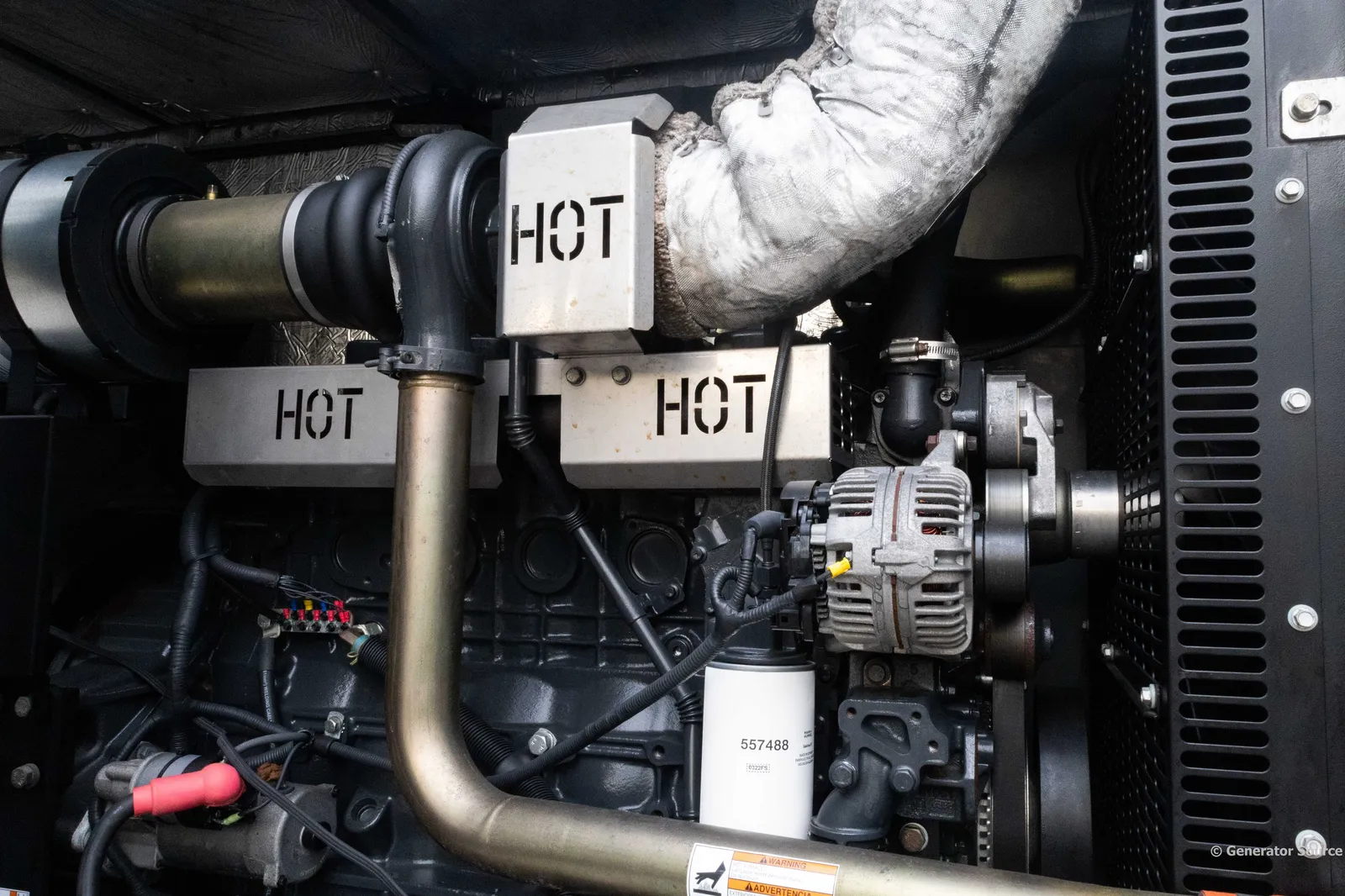 4 100kw generac industrial generator unit 091422 engine