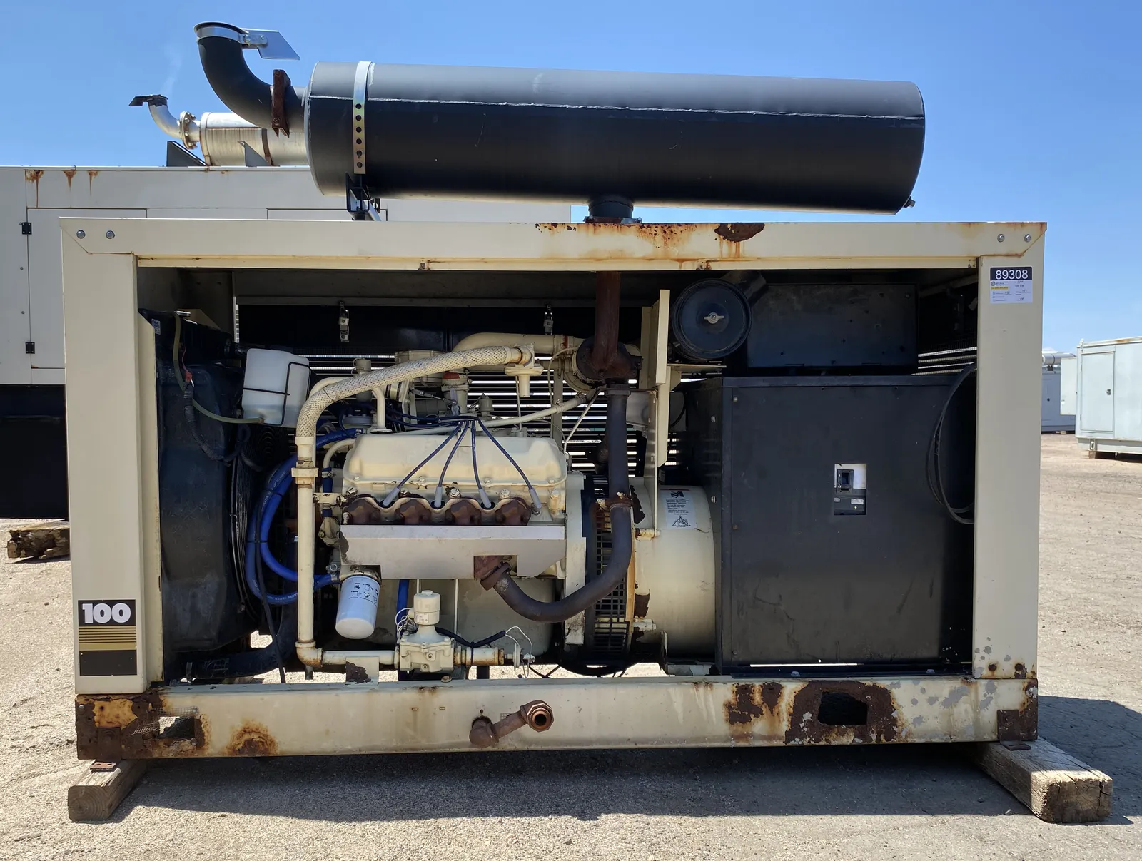4 100kw kohler industrial generator unit 089308 engine