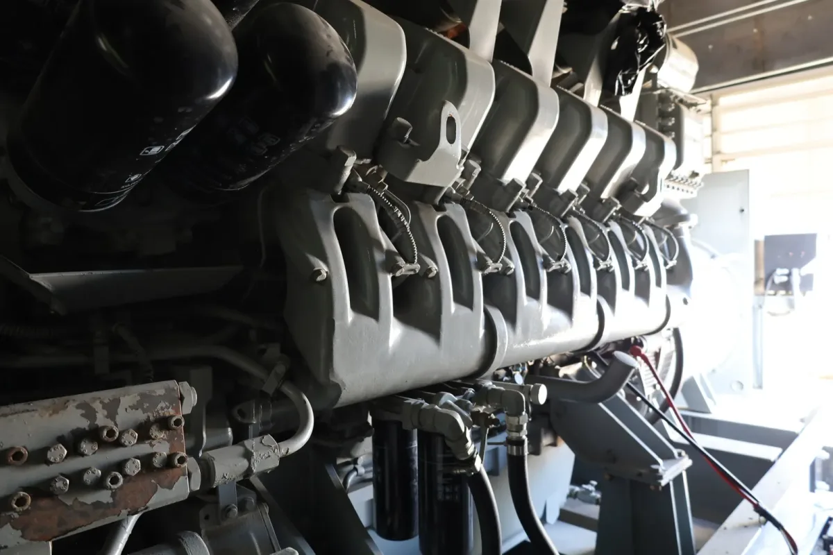 4 1250kw mtu industrial generator unit 088977 engine