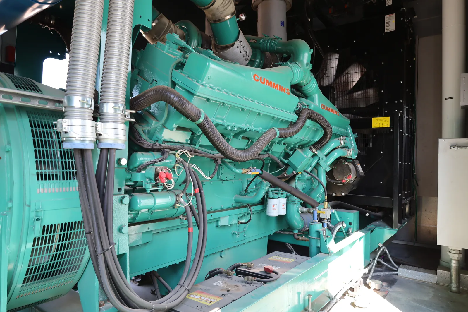 4 1500kw cummins industrial generator unit 091399 engine