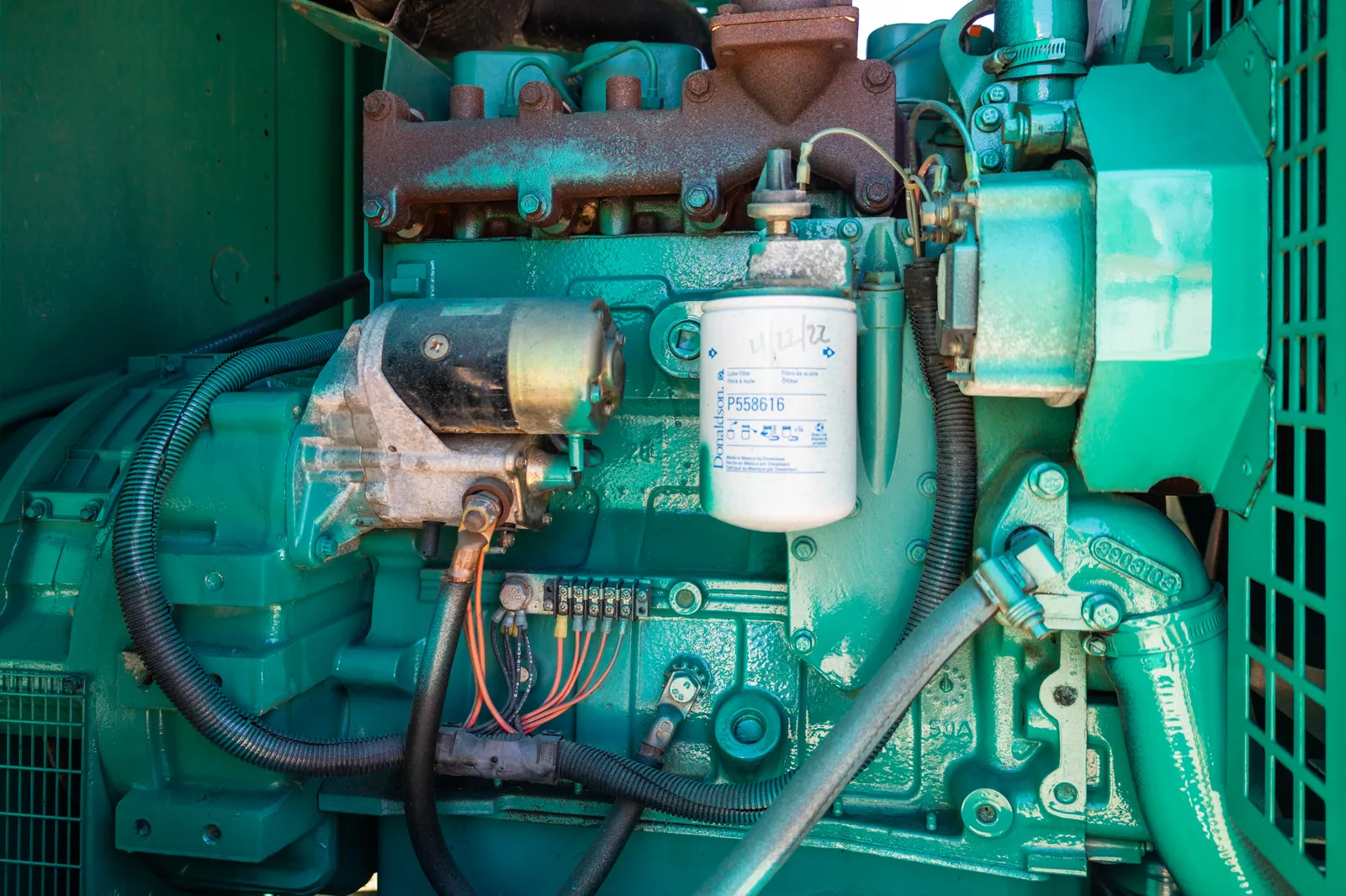 4 35kw cummins industrial generator unit 092076 engine