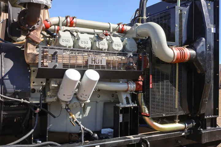 4 500kw generac industrial generator unit 091559 engine