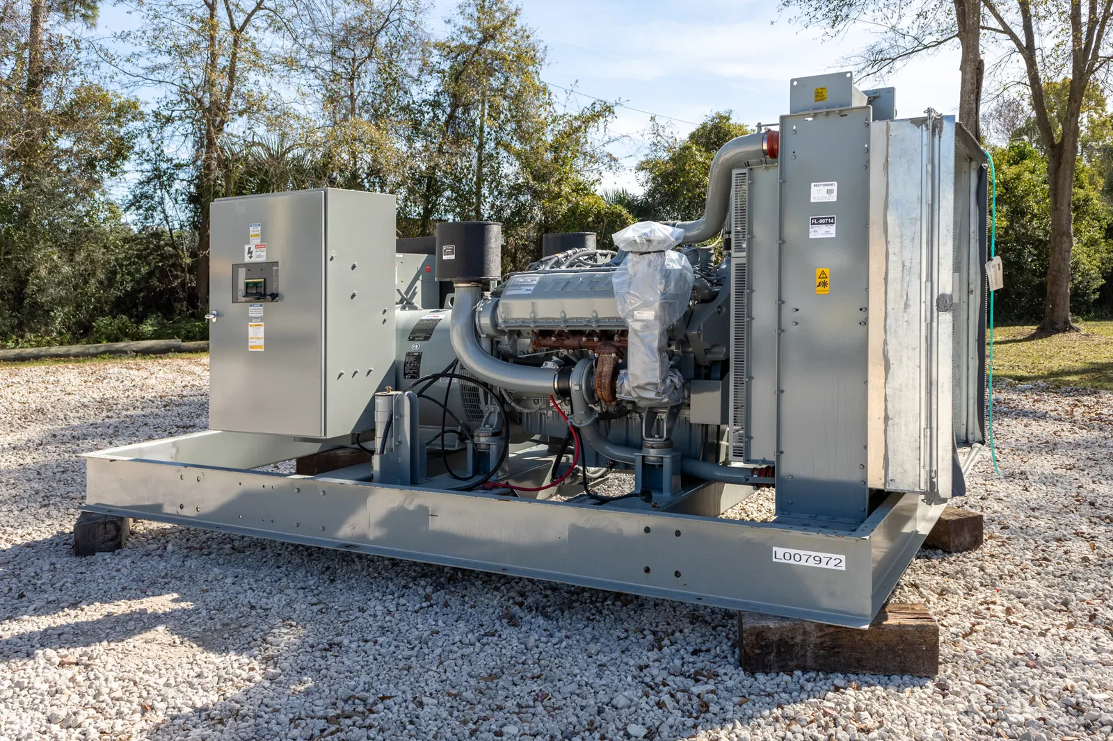 4 500kw mtu industrial generator unit 090714 engine