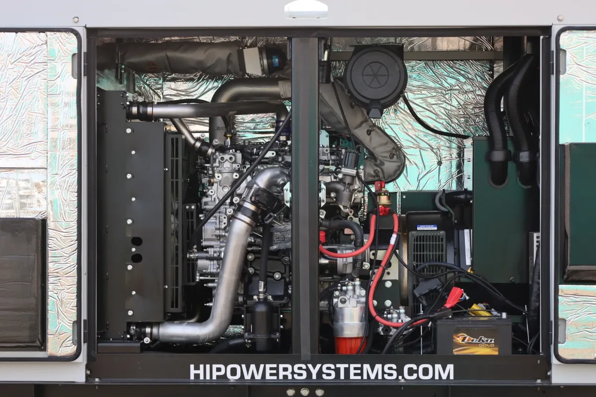 4 56kw hipower industrial generator unit 090059 engine
