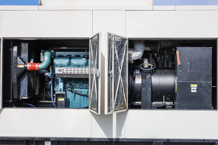 4 600kw generac industrial generator unit 091375 engine