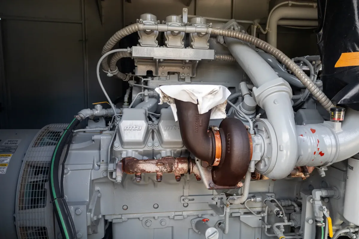 4 650kw mtu industrial generator unit 091419 engine