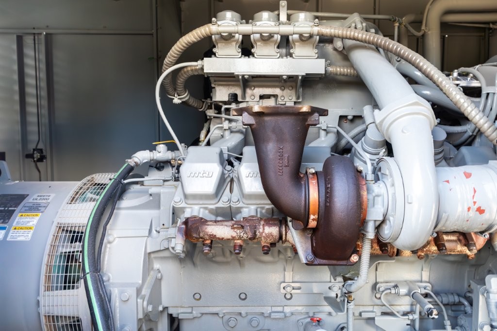 4 650kw mtu industrial generator unit 091419 engine