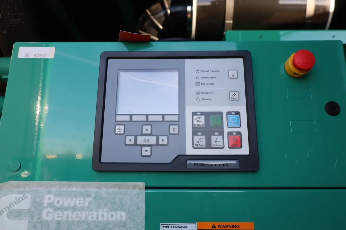 5 1000kw cummins industrial generator unit 090355 controls